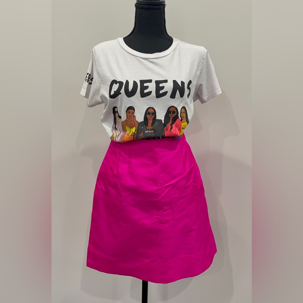 VTG Hot Pink Pencil Skirt
